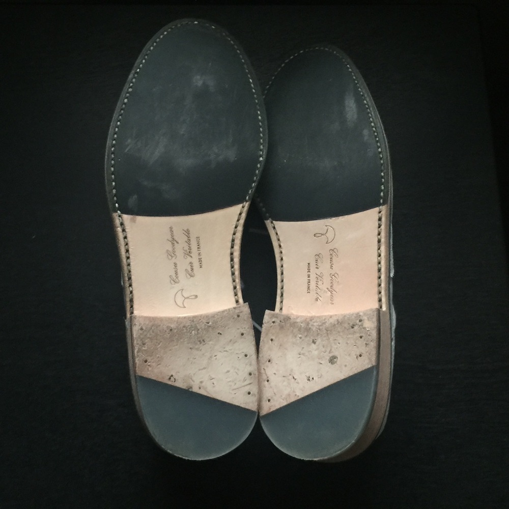Robert Clergerie White Calf Oxfords - Picture 3 of 5